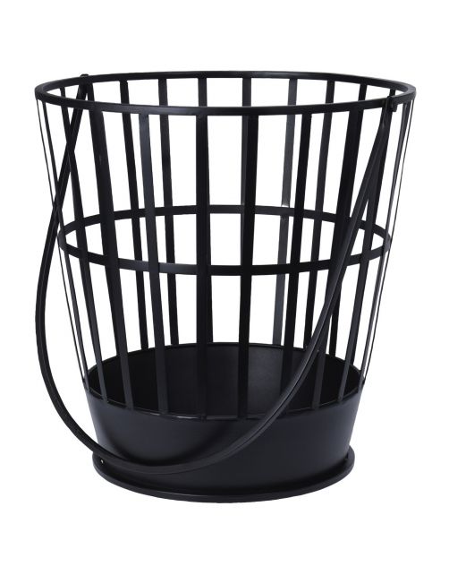 Homestyle Vuurkorf Metaal Met Hengsel - Terrasverwarming - h40x Ø38 cm