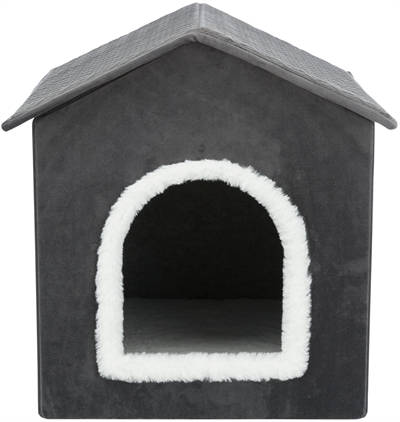 Trixie hondenmand / kattenmand Huis Livia Grijs / Wit 50 x 50 x 54 cm