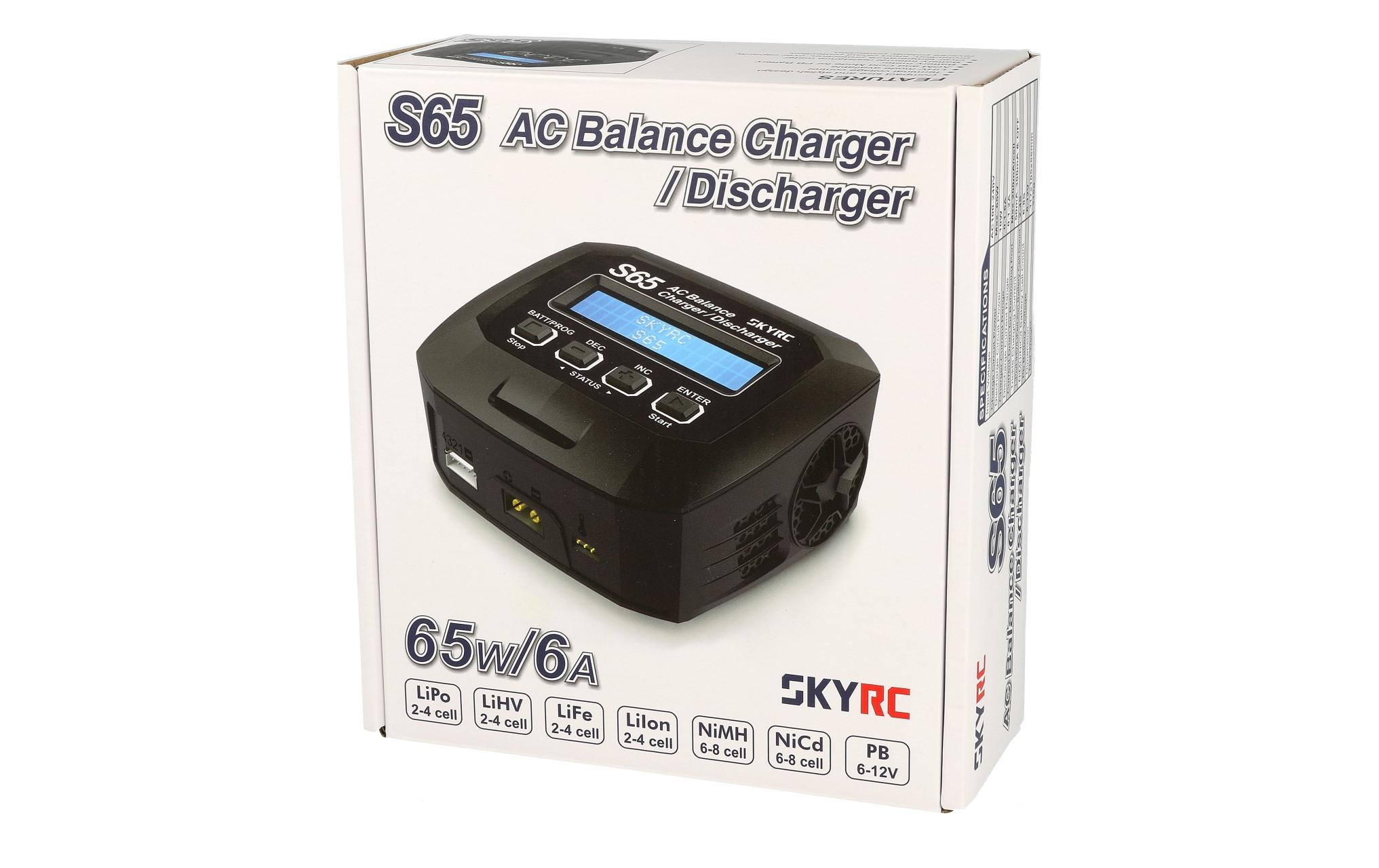Ladegerät S65 AC 2-4SUniverselles Modellbau Ladegerät