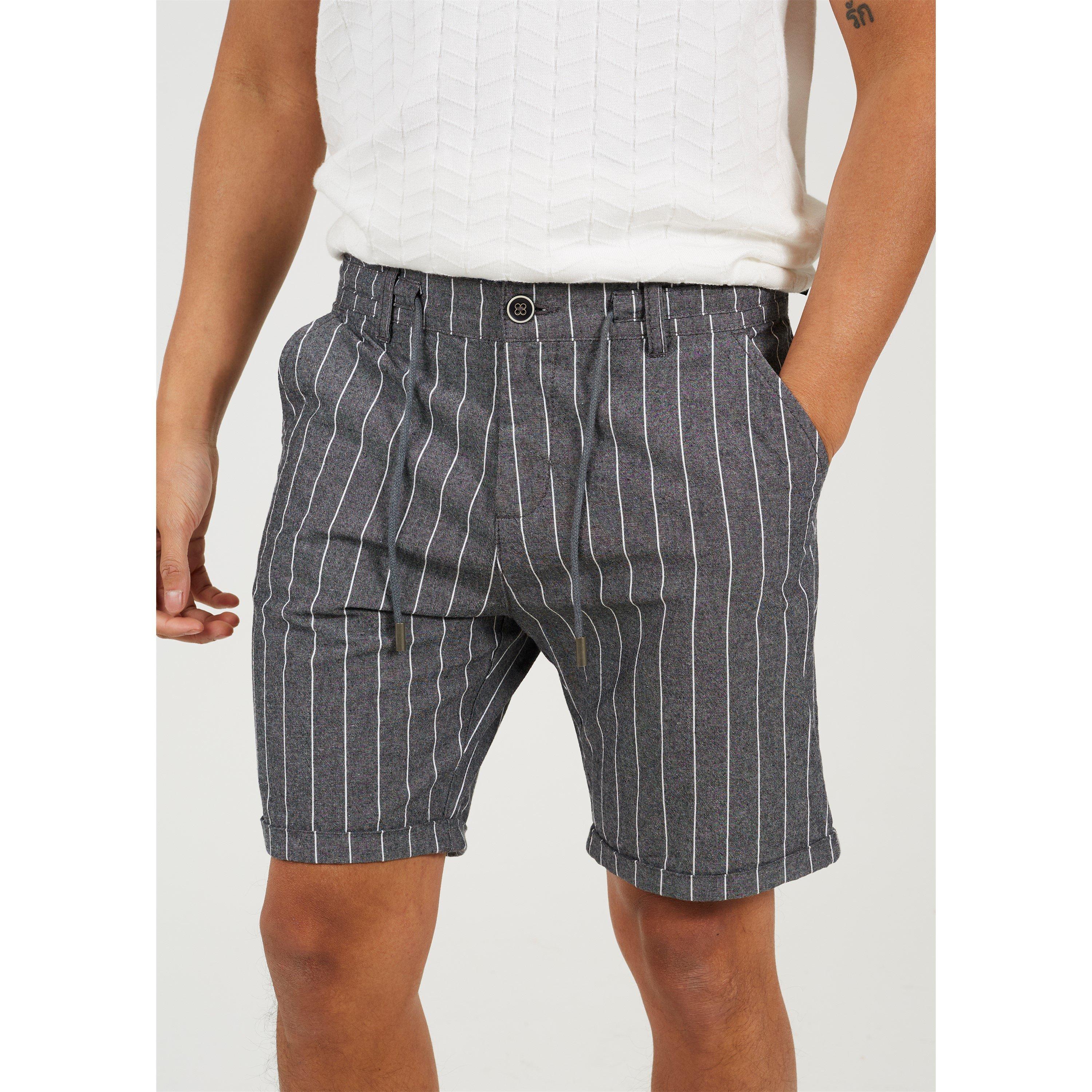Brave Soul Cotton Pinstripe Short
