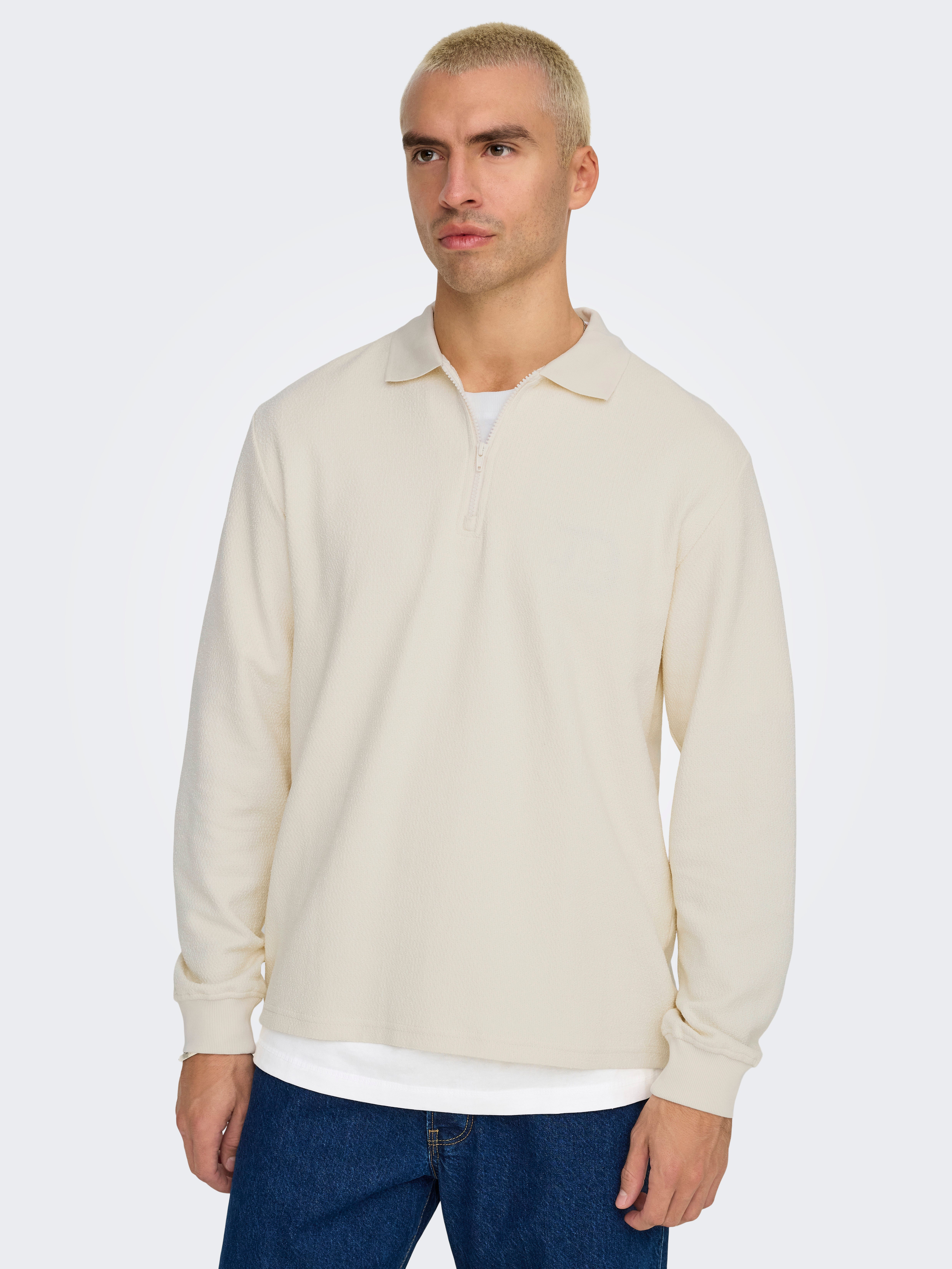 ONSTREVOR Polo Antique White