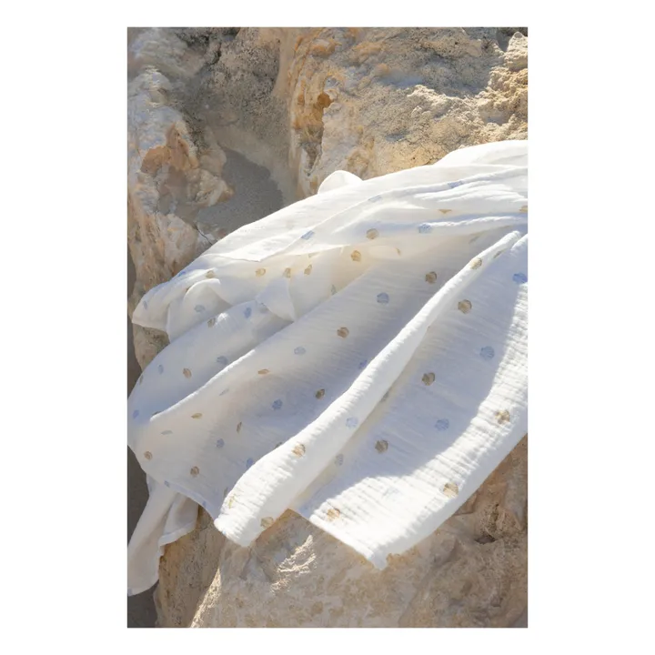 Soft Spot Lange d'emmaillotage en coton bio 120x120 cm | Seaside