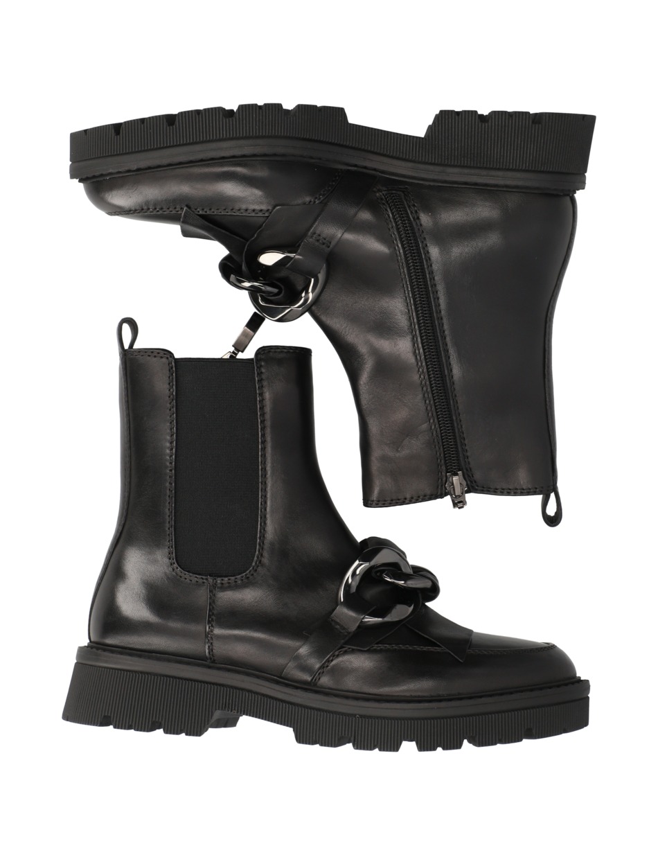Glattleder Chelsea Boot