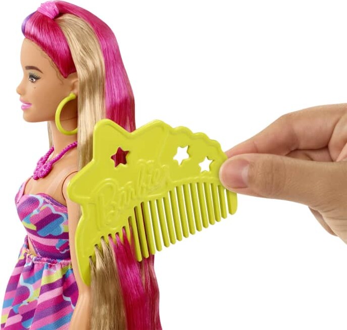 Barbie - Totally Hair - Dukke Med Blomstertema