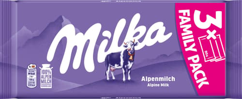 Milka Tafel Alpenmilch (Vorteilspack)