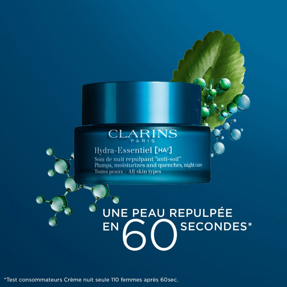 CLARINS Hydra-Essentiel [HA²] Soin de Nuit Repulpant 