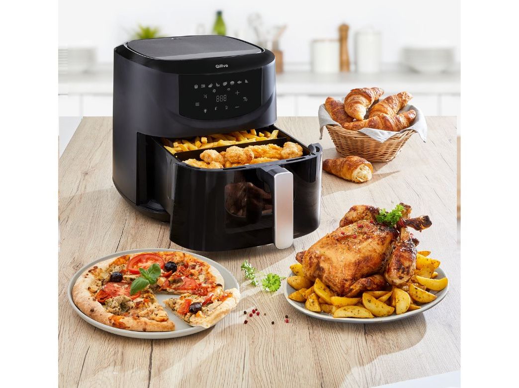 FRITADEIRA SEM ÓLEO AIRFRYER QILIVE Q.5582 DIGITAL XL 7.6L