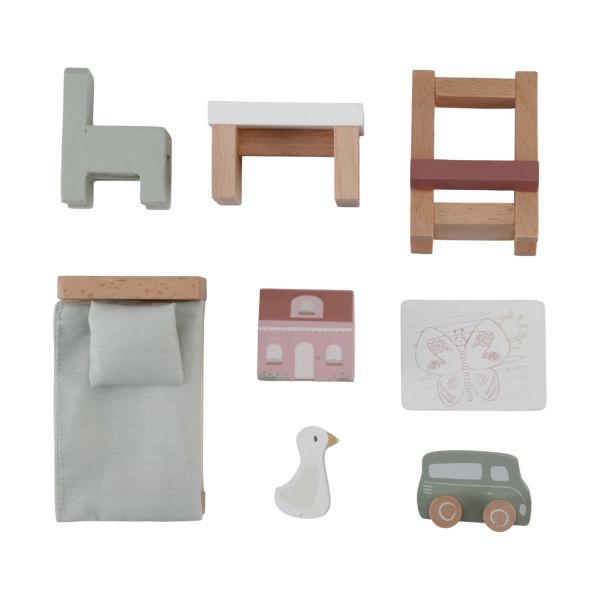 Little Dutch Poppenhuis Uitbreidingsset - Kinderkamer