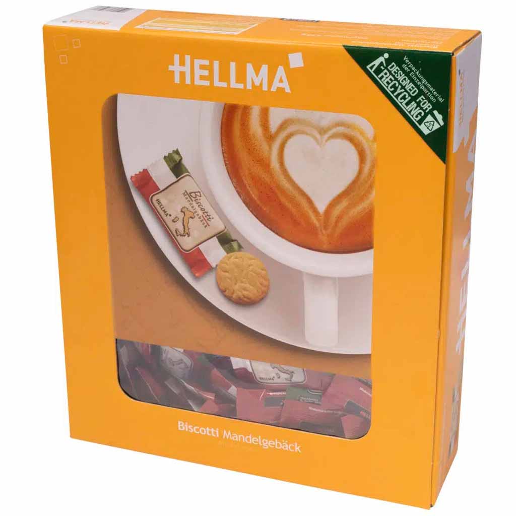 Hellma Biscotti Mandelgebäck 250 Portionen 575g MHD:31.12.25