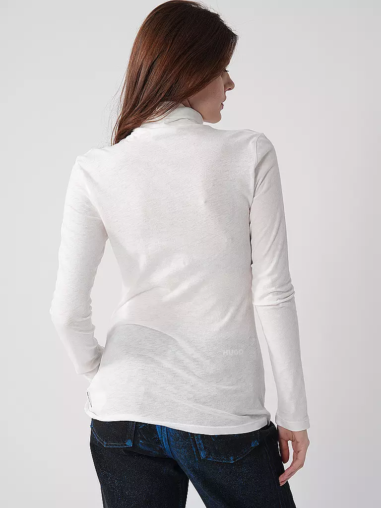 MARC O' POLO DENIM Rollkragenshirt  weiss
