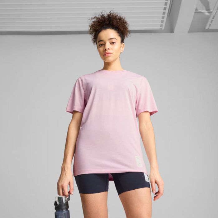 Puma Unisex T-shirts SS Tee Saysky Pink