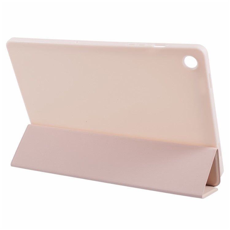 Samsung Galaxy Tab A9  Plus Leder Tasche Flip Cover Hülle - Hellrosa