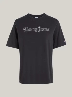 Camiseta Relaxed com Logo Gráfico nas Costas