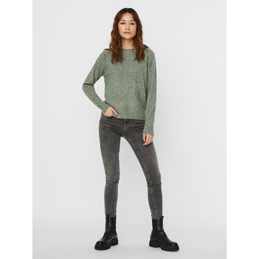 Vero Moda Doffy LS Striktrøje, Laurel Wreath, S