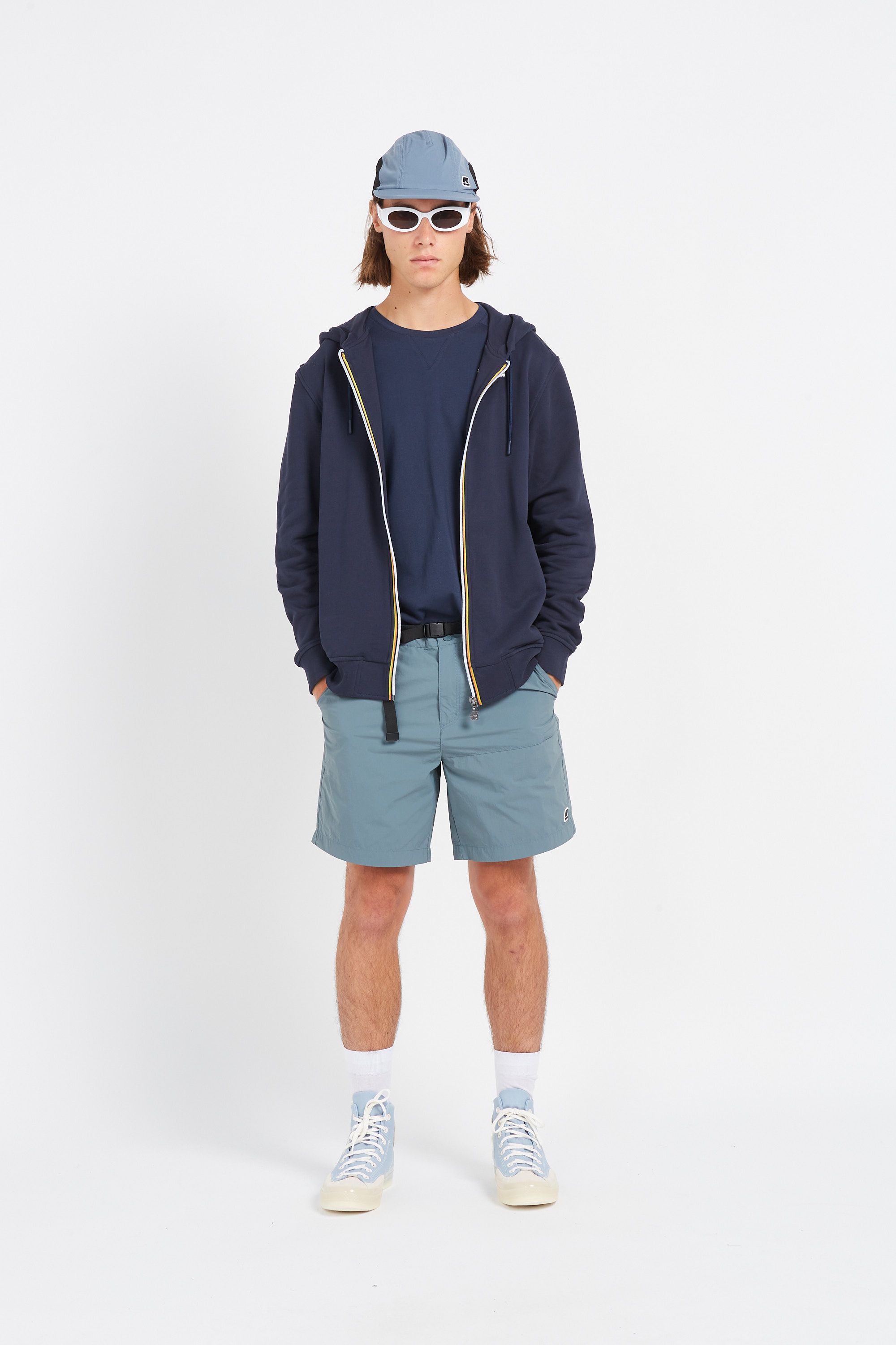 K-WAY Hoodie ANTHONY Bleu