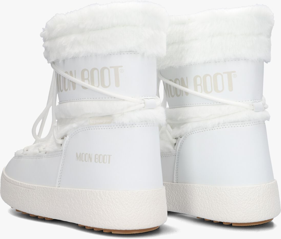 MOON BOOT witte moon boot  ltrack faux fur