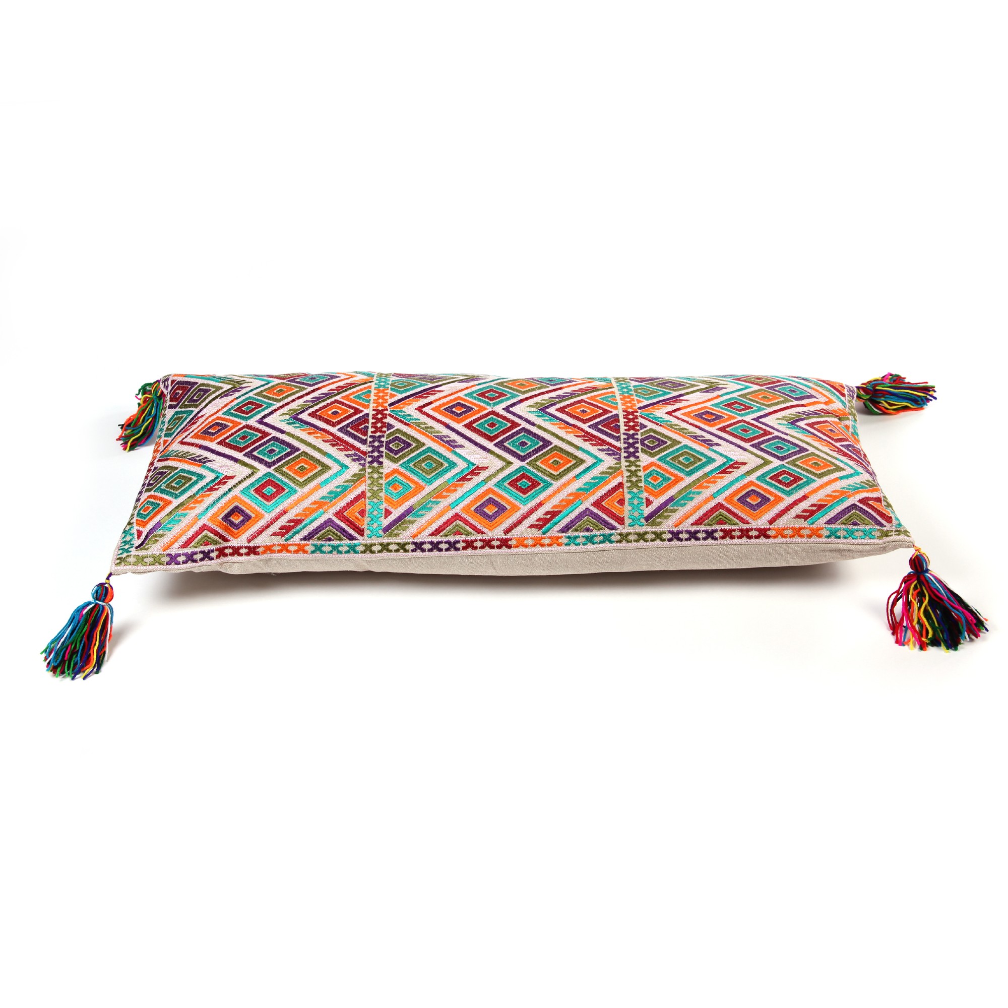 Langkissen 'Goole', multicolor, T 35 cm, B 80 cm von fischer's lagerhaus