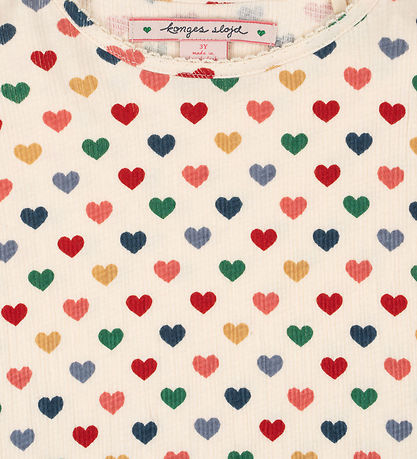 Konges Sløjd Bluse - Chleo - Coeur Coloré m. Herzen