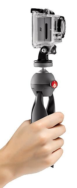 MANFROTTO - TREPIED POIGNEE PIXI + ADAPTATEUR GOPRO