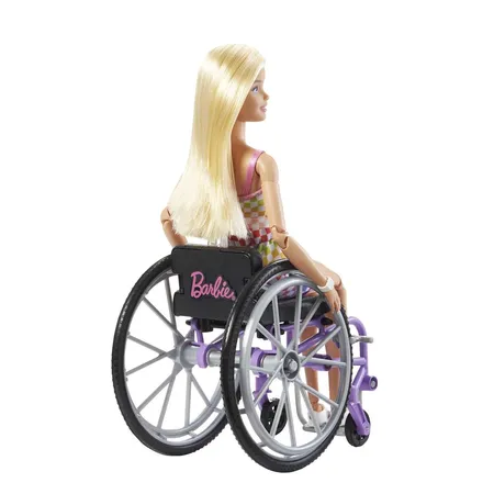 Barbie Fashionistas Puppe im Rollstuhl mit blonden Haaren