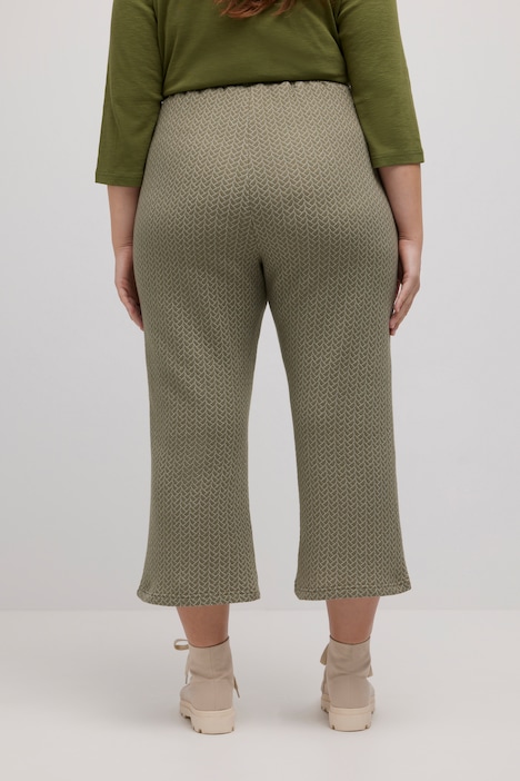 Culotte, weites Bein, Komfortbund, Biobaumwolle