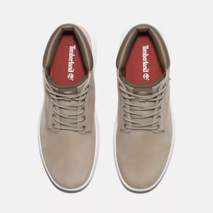 Chukka Maple Grove en cuir pour homme en gris clair
