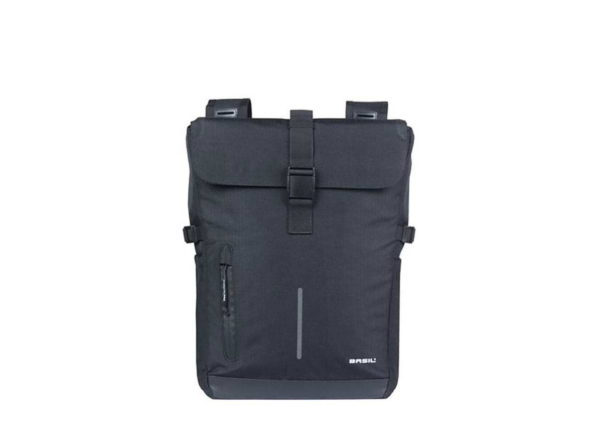 Basil Move dubbele fietstas 30 Liter - Black
