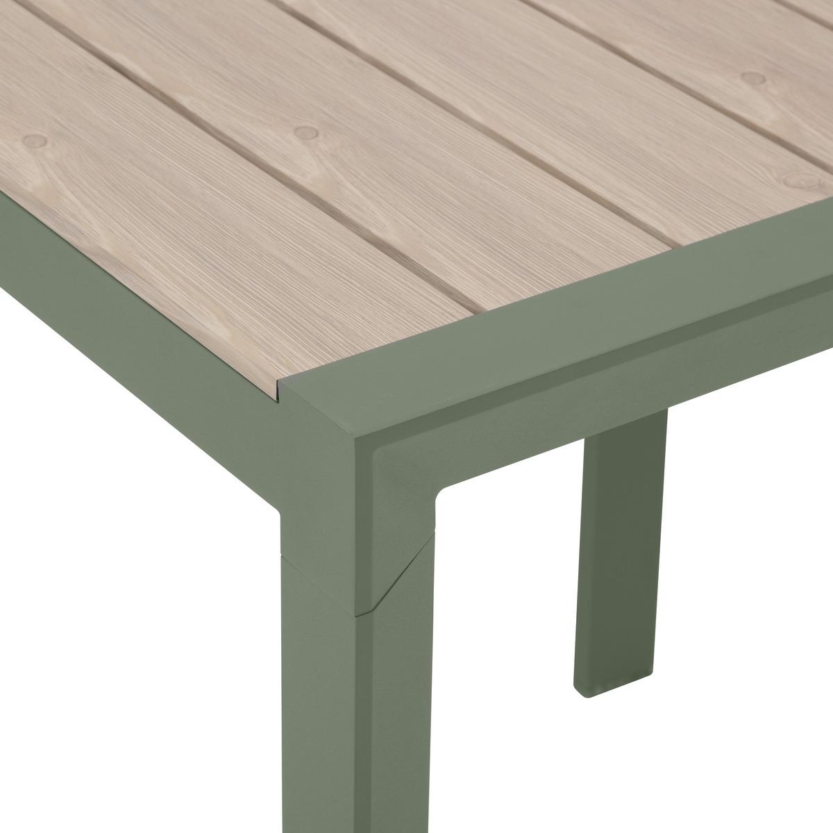 TABLE EVASION FIXE ALUMNIUM LIN LAURIER 2 PLACES