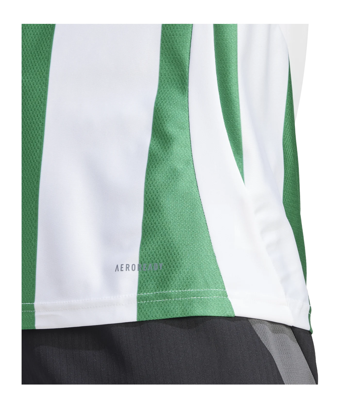 adidas Striped 24 Trikot Weiss Grün