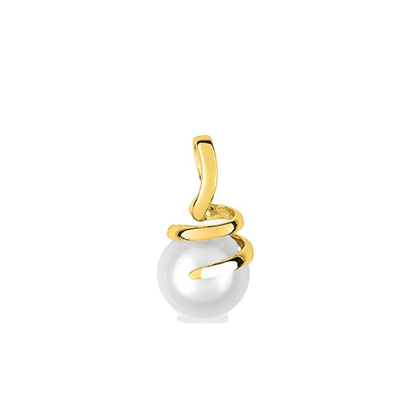 Pendentif Femme - perle - Or 18 Carats
