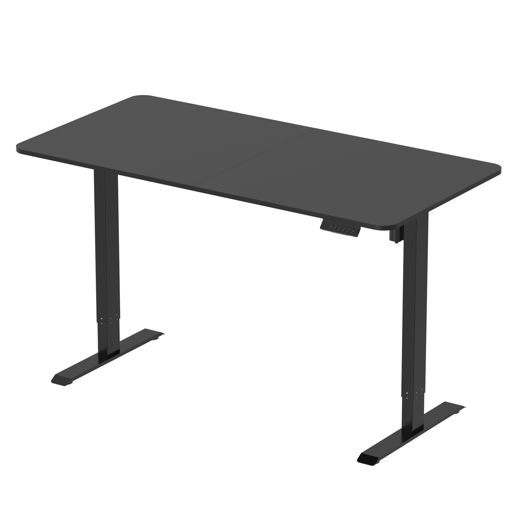 Stehpult elektrisch BUDGET schwarz 140 x 70 cm