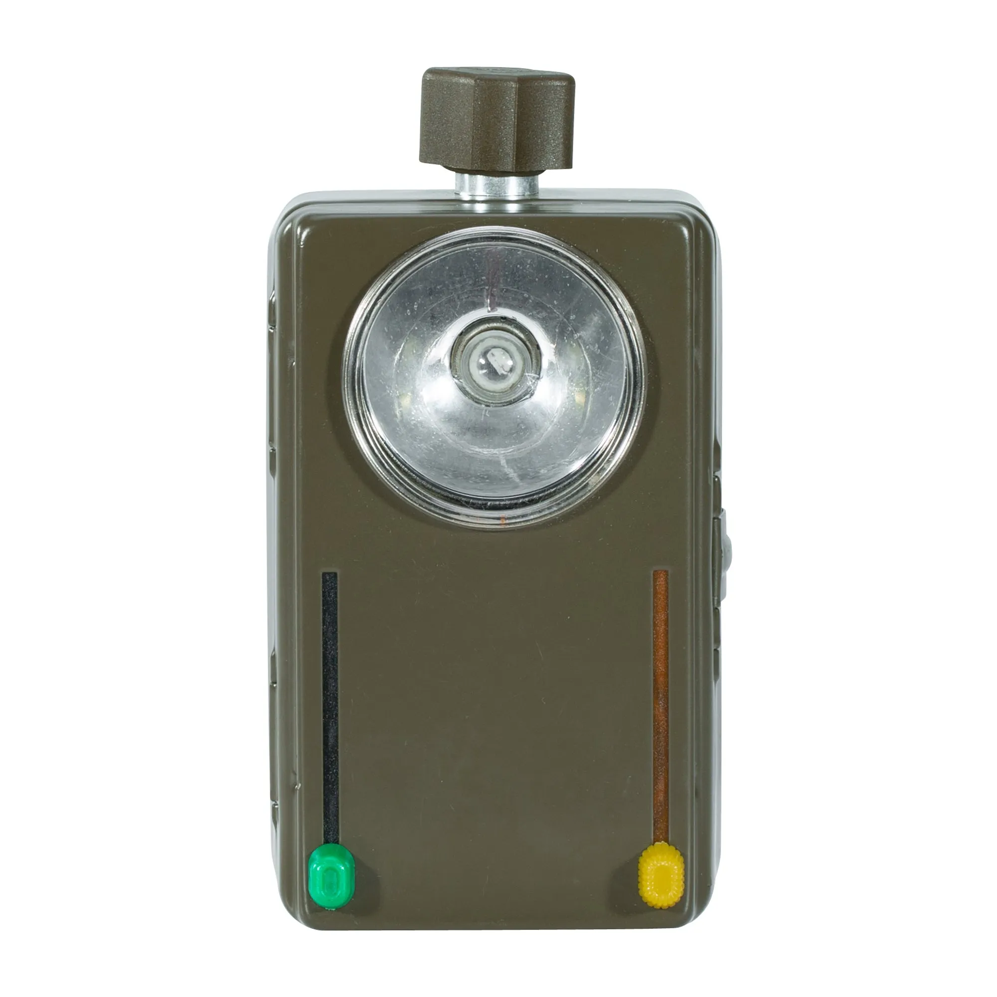 Bundeswehr Original -  BW Taschenlampe zweifarbig oliv gebraucht