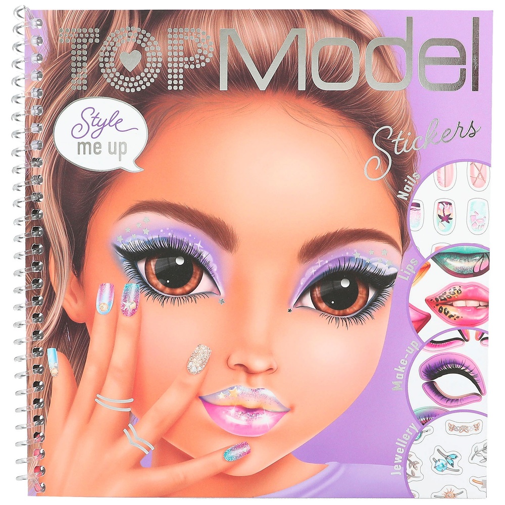TOPModel Anzieh- und Schönheits-Stickerbuch