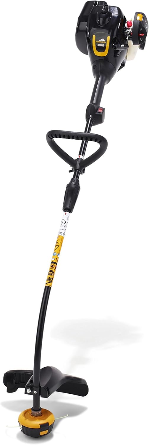 McCulloch Trimmer TRIMMAC: Motorsense mit 40 cm Arbeitsbreite, geteiltes Führungsrohr, Doppelfaden-Nachführung, verstellbarer Handgriff, mit Kombischutz (Art.-Nr. 00096-72,562.01)