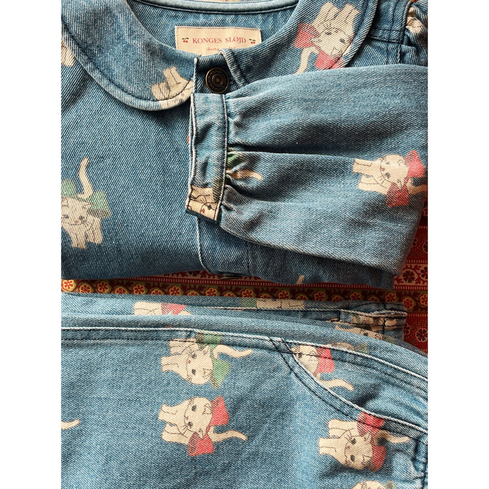 Køb Konges Sløjd Bow Kitty Denim Magot Krave Jakke GOTS