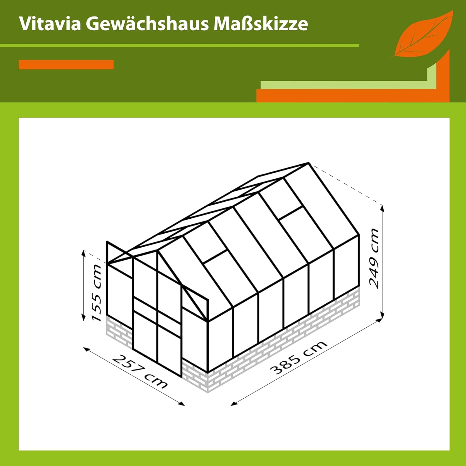 Vitavia Gewächshaus Cassandra 9900
