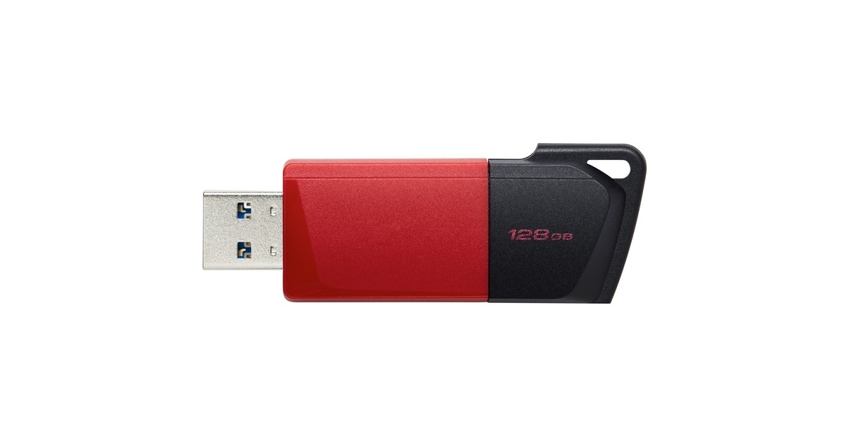 KingstonDataTraveler Exodia M 128 GB usb-stick  (Rood/zwart, USB-A 3.2 Gen 1)