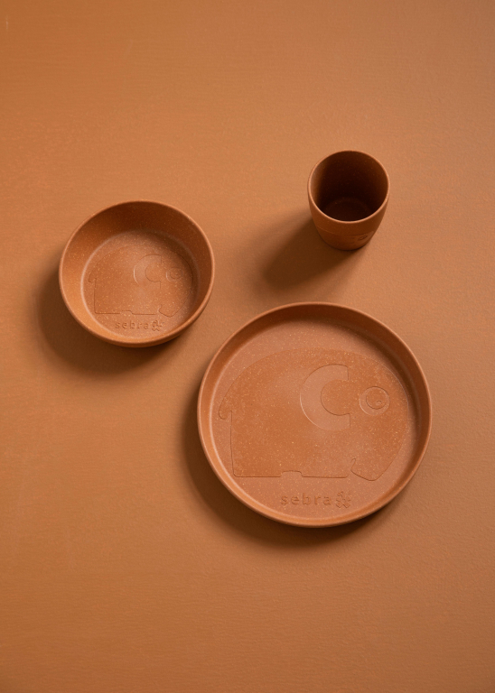 Sebra Mums diner set van 3 jetty beige