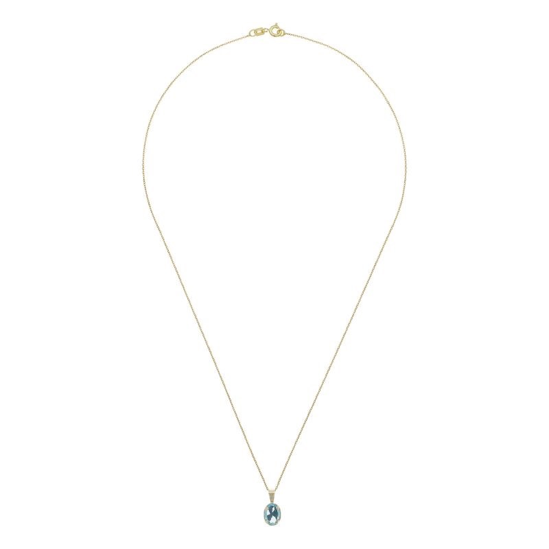 Pendentif Or Jaune 375/1000 et Pierre Fine