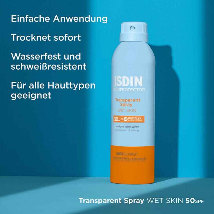 ISDIN Fotoprotector Wet Skin Spray LSF 50, 250 ml