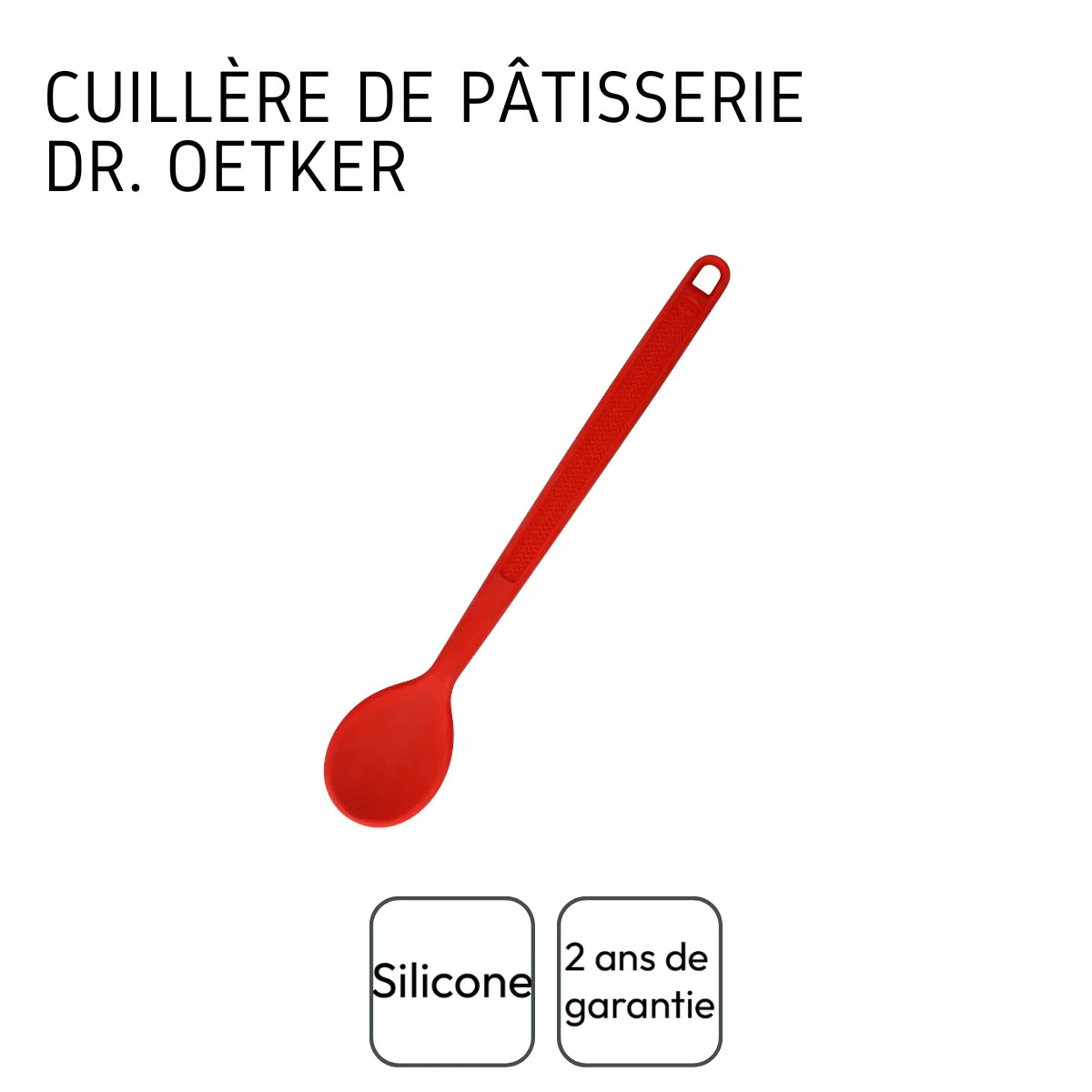 Cuillère en silicone 30,5 cm Flexxibel Love Dr. Oetker