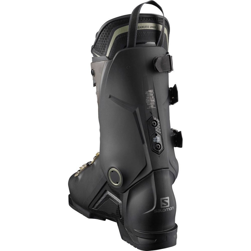 Salomon S/Max 130 Alpin Skischuhe Herren black belluga pale kaki