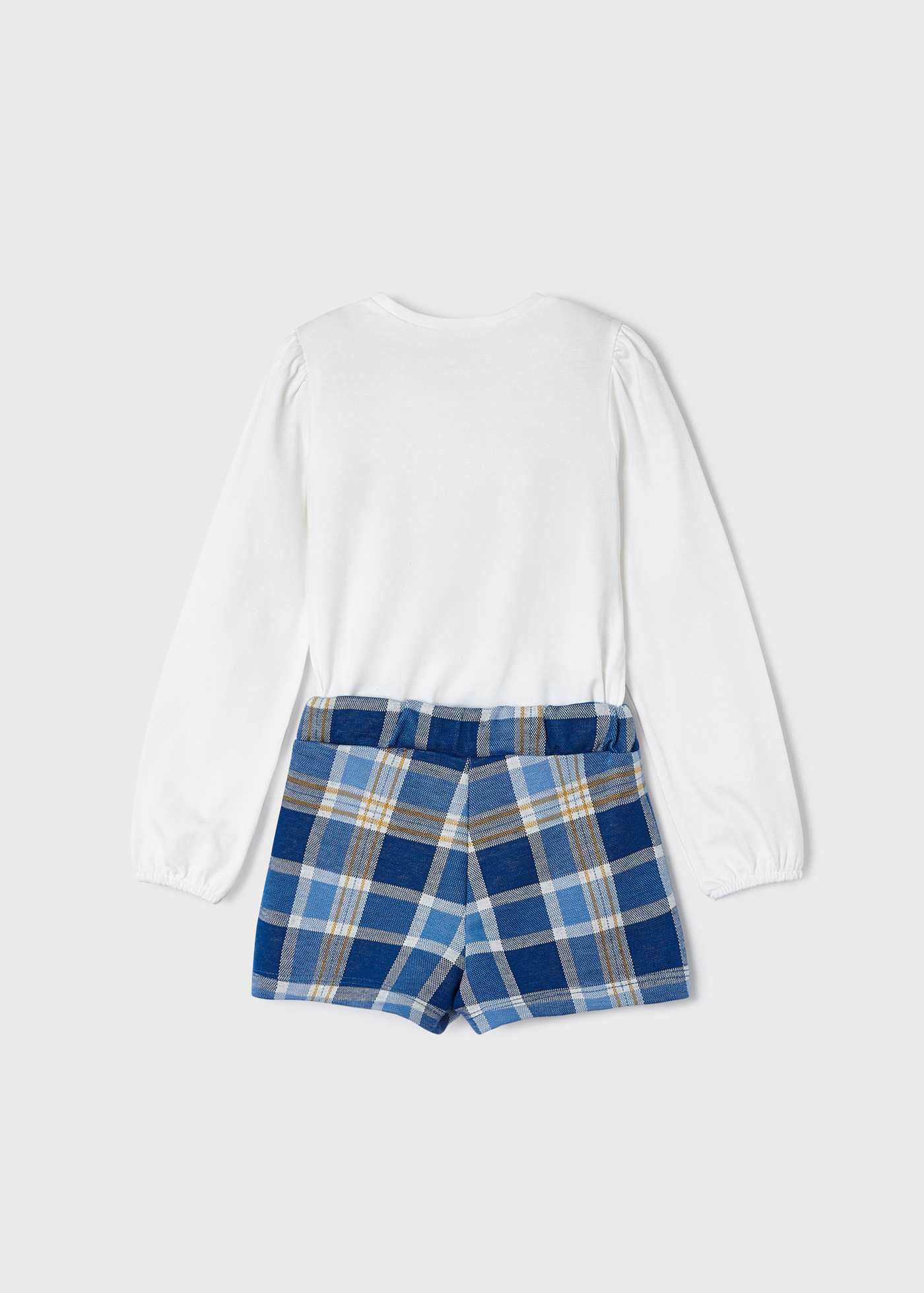 Conjunto de shorts de duas peças para meninas