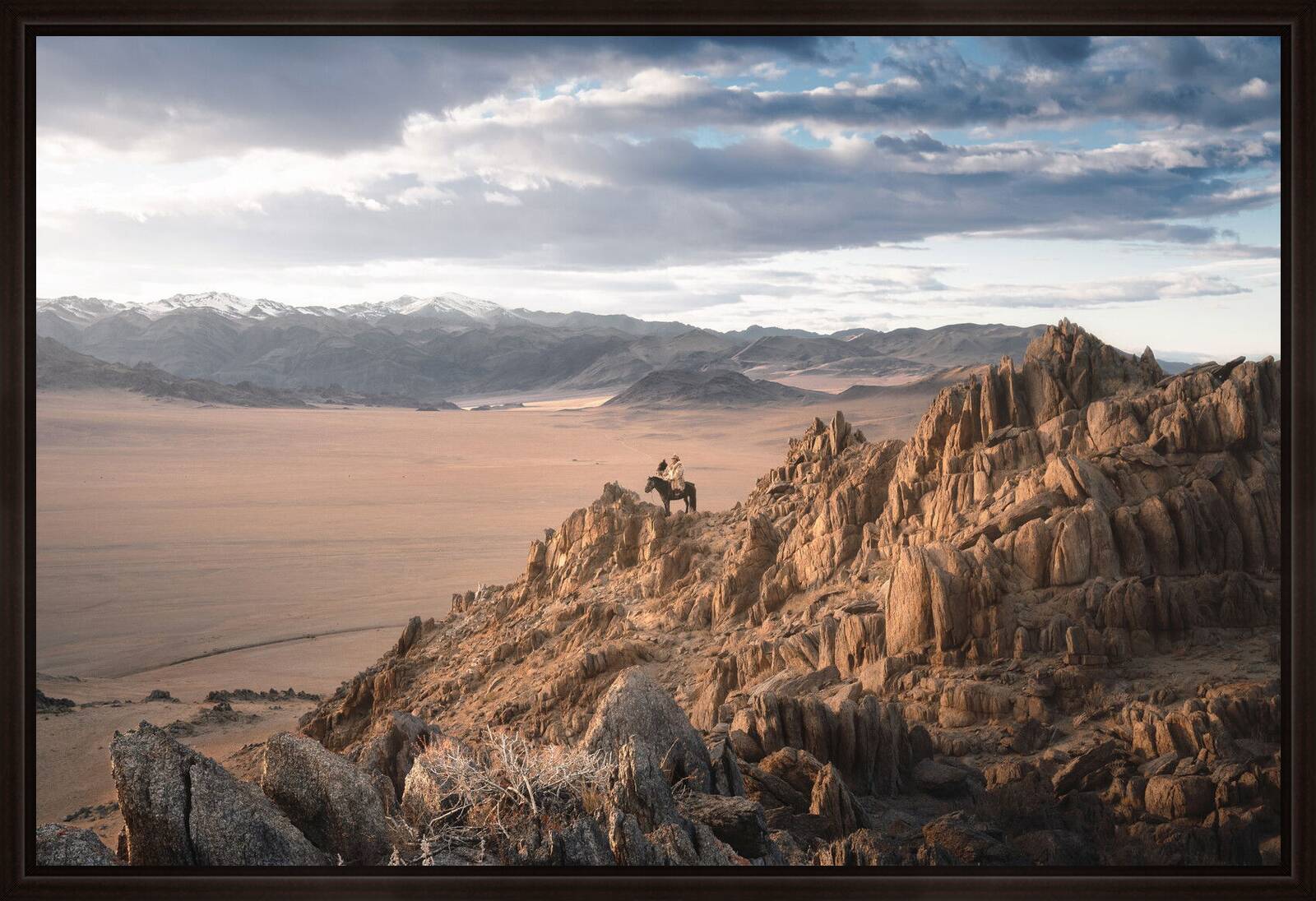 Mongolia Eagle Hunters V by Daniel Kordan - Limited Edition. Edition of: 150. Signed.