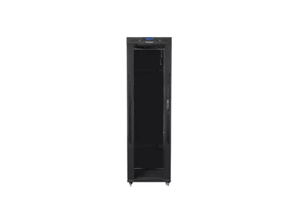 Lanberg - Rack kabinet - med 4 køleblæsere, display - sort, RAL 9004 - 42U - 19