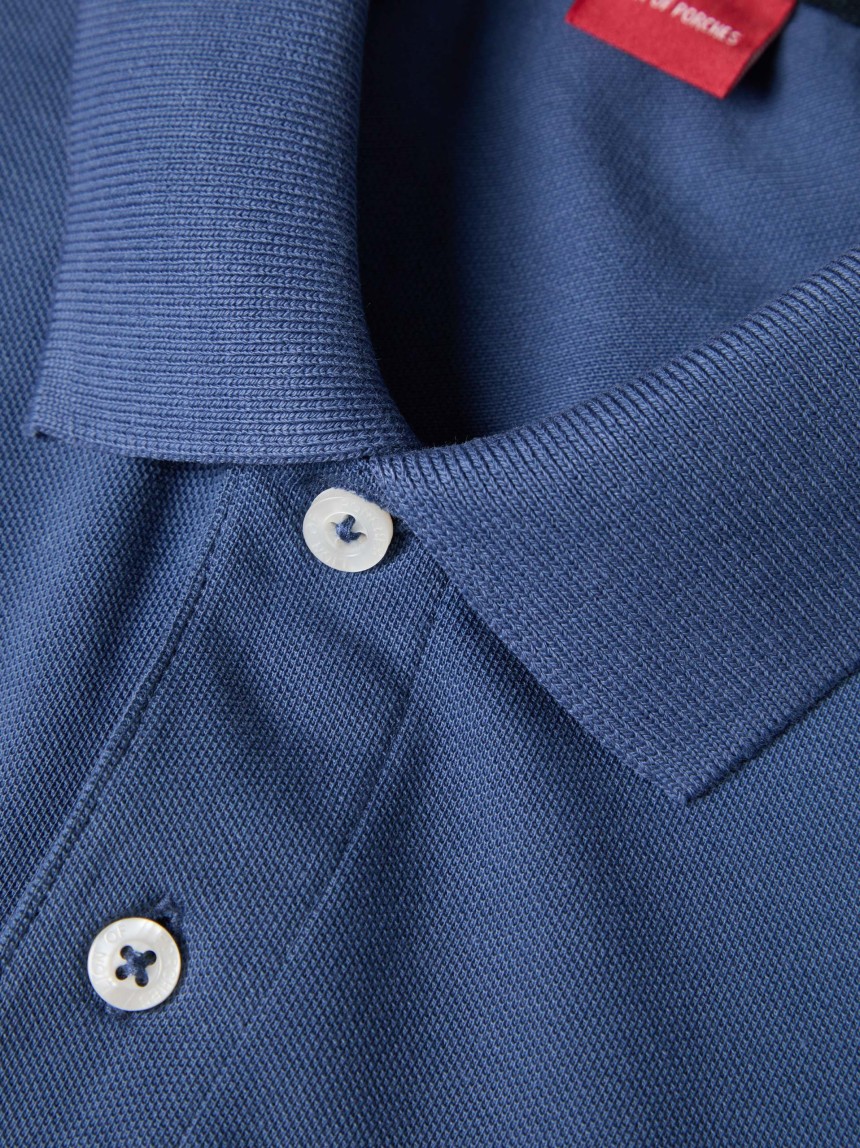 Polo piqué regular fit de algodão