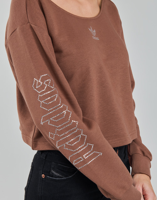 adidas Originals - SLOUCHY CREW? Marrón