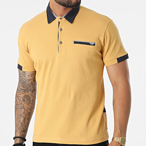 Polo Manches Courtes JP-849 Jaune Moutarde