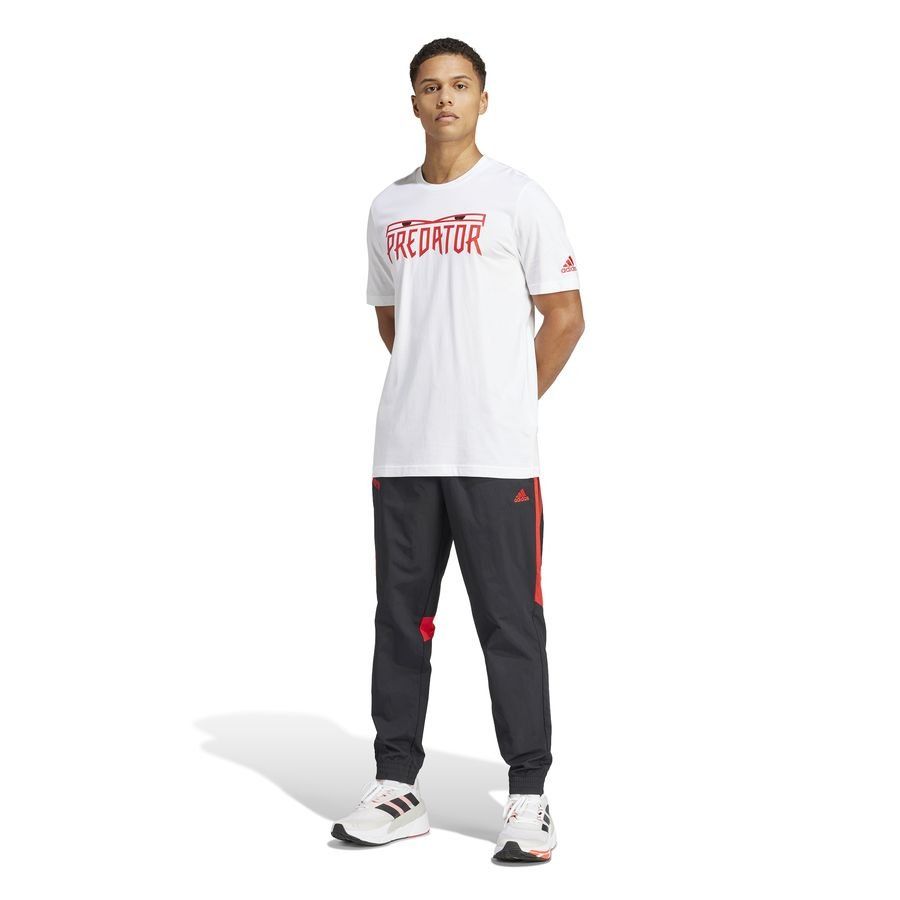 adidas T-Shirt Predator - Blanc/Rouge