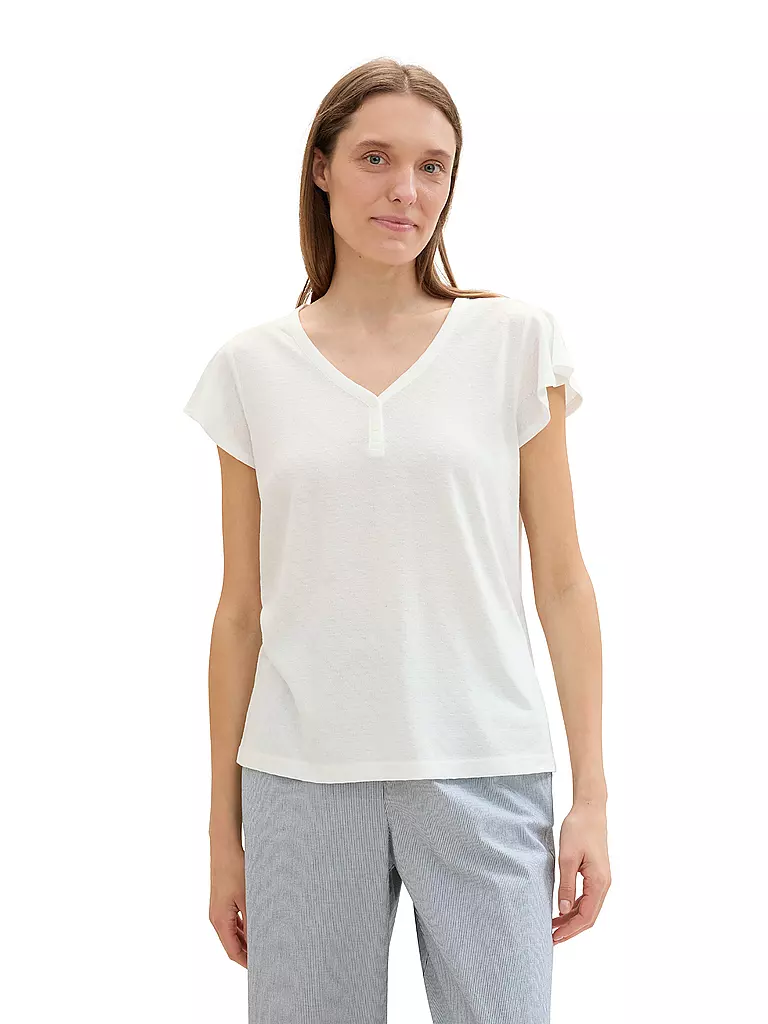 TOM TAILOR T-Shirt  weiss